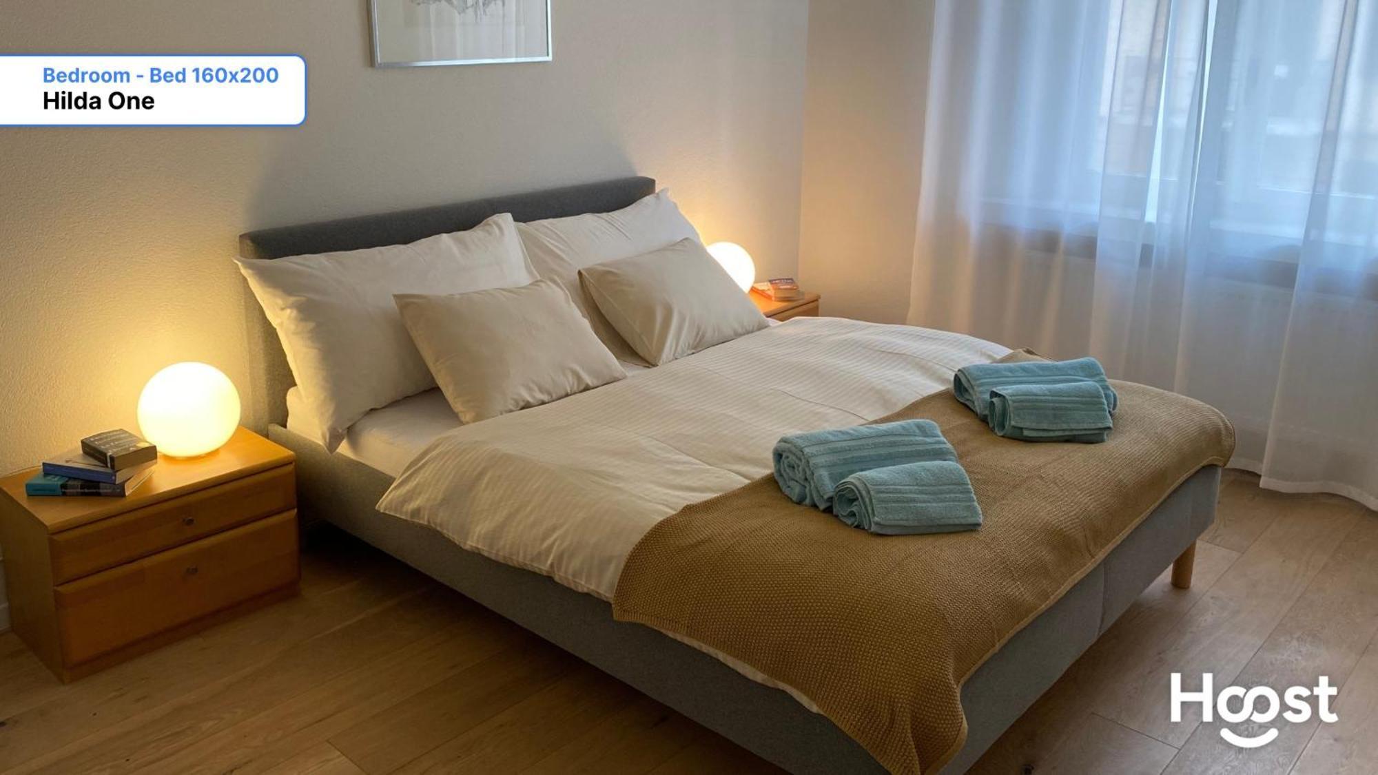 H1 With 4,5 Room, Bathroom, Kitchen, Central, Quiet & Modern With Office 취리히 외부 사진